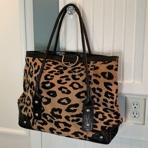Maurizio Taiuti leopard bag